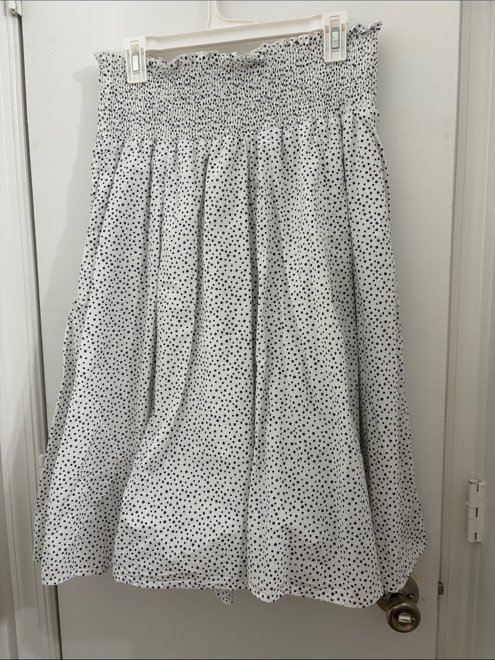 Lane Bryant Smocked Waist Midi Skirt size 14/16 EUC
